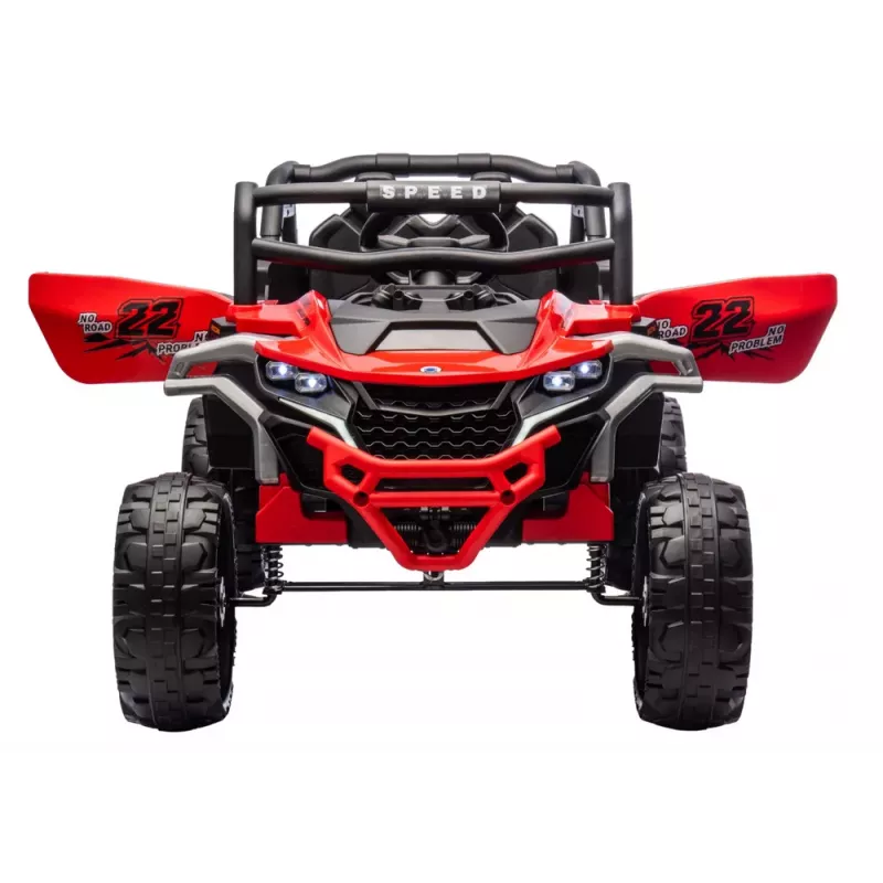 LEAN CARS M1 Veículo a pilhas vermelho 4x4