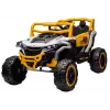 LEAN CARS M1 Veículo a pilhas branco e amarelo 4x4