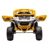 LEAN CARS M1 Veículo a pilhas branco e amarelo 4x4