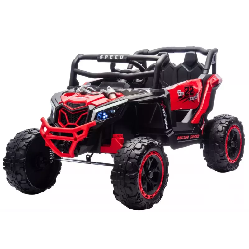 LEAN CARS M2 Veículo a pilhas vermelho 4x4