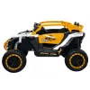 LEAN CARS M3 Amarelo e Branco Veículo a Bateria 4x4