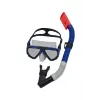 Bestway Conjunto de Mergulho Preto Máscara Snorkel 24053