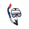 Bestway Conjunto de Mergulho Preto Máscara Snorkel 24053