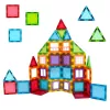 LEAN TOYS Blocos Magnéticos 3D Puzzle de Construção Coloridos 45 unid.