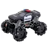 LEAN TOYS Carro de Polícia Off-Road RC com Luzes e Efeito de Fumo 1:16