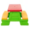 Dorex Conjunto de Mesa e Bancos de Jardim para Crianças Verde 5067