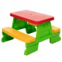 Dorex Conjunto de Mesa e Bancos de Jardim para Crianças Verde 5067