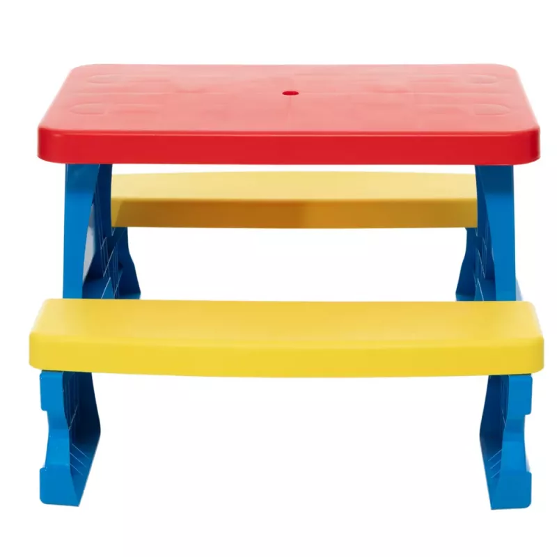Dorex Conjunto de Mesa e Bancos de Jardim para Crianças Azul 5067
