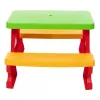 Dorex Conjunto de Mesa e Banco de Jardim para Crianças Vermelho 5067