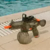 LEAN TOYS Pistola de Água Elétrica M416 com Visor Iluminado 450 ml 8-10 m