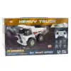 LEAN TOYS Escavadora Crawler RC Telecomandada com Luz e Som, Branco, Escala 1:24