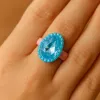LEAN TOYS Conjunto de Beleza Anéis para Crianças Diamantes Coloridos 50 unid.