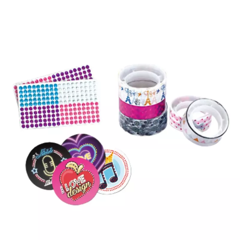 LEAN TOYS Auscultadores com Fios DIY Conjunto Criativo para Decorar