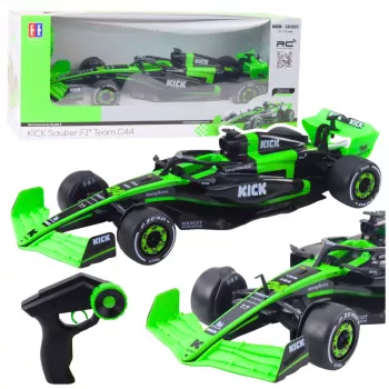 Double E Sauber F1 C44 Preto e Verde 1:16 Carro de Corrida Telecomandado
