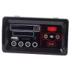 LEAN CARS Painel de Música para Veículo a Bateria 12V - Preto