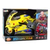 LEAN TOYS Oficina DIY 2 em 1 com luzes, sons e fumo Mota Amarelo 43cm