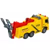 LEAN TOYS Camião de reboque assistência em viagem com gancho, plataforma, luzes e sons 1:16
