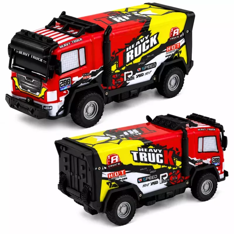 LEAN TOYS Veículo todo-o-terreno Camião com carroçaria iluminada, som de condução 1:16 Camião RC 4WD 2.4 GHz Verde/Preto