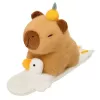 LEAN TOYS Pulseira de peluche auto-ajustável Ganso com Capivara