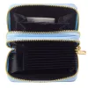LEAN Carteira de dois compartimentos com porta-cartões Capivara Azul 12,5 x 8,5 cm