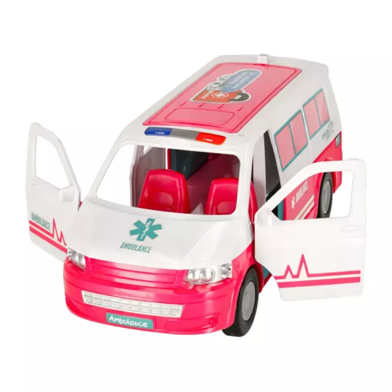 LEAN TOYS Hospital Móvel Ambulância 2 em 1 Boneca Médica com Acessórios Médicos