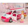 LEAN TOYS Hospital Móvel Ambulância 2 em 1 Boneca Médica com Acessórios Médicos