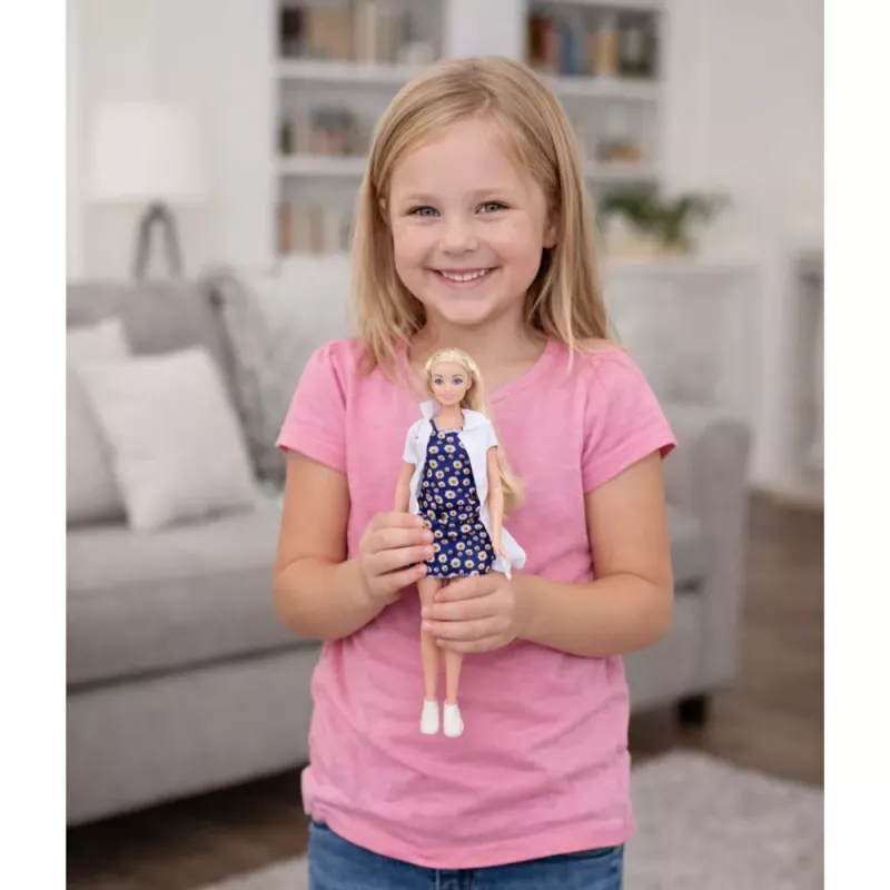 LEAN TOYS Hospital Móvel Ambulância com maca 2 em 1 Boneca médica com acessórios