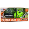 LEAN TOYS Motosserra de brincar para crianças com luz e som Verde