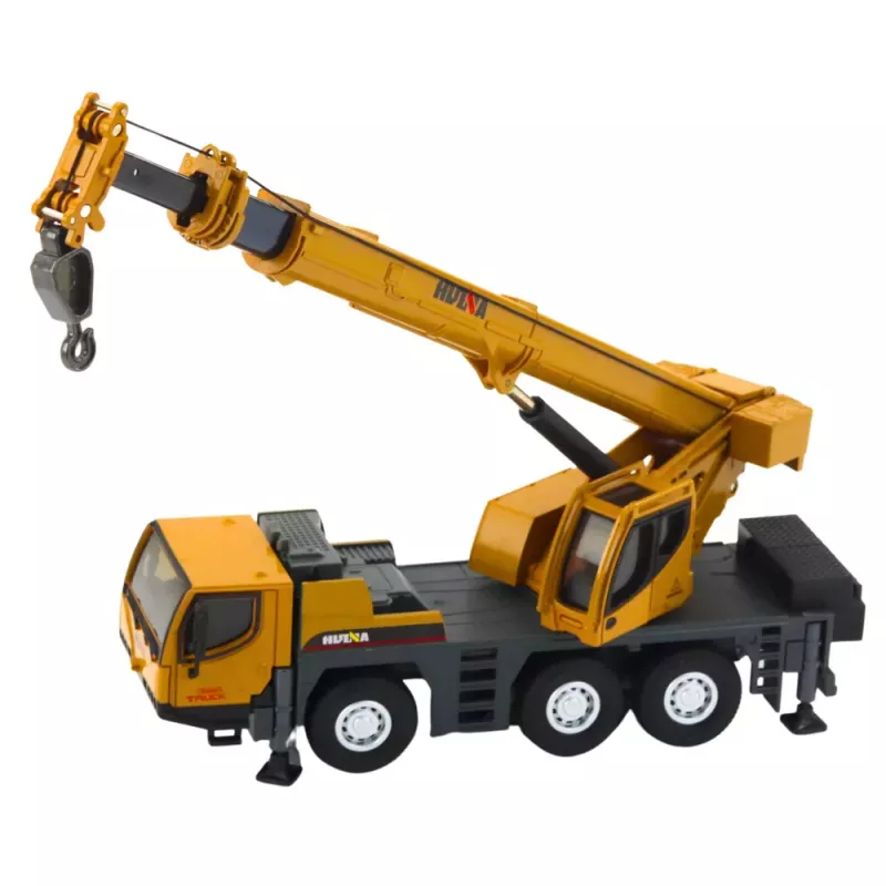 Huina Grua veículo de construção peças metálicas móveis 1:50