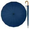 LEAN Guarda-chuva automático grande com alça de ombro 24 varetas Azul-marinho 115 cm