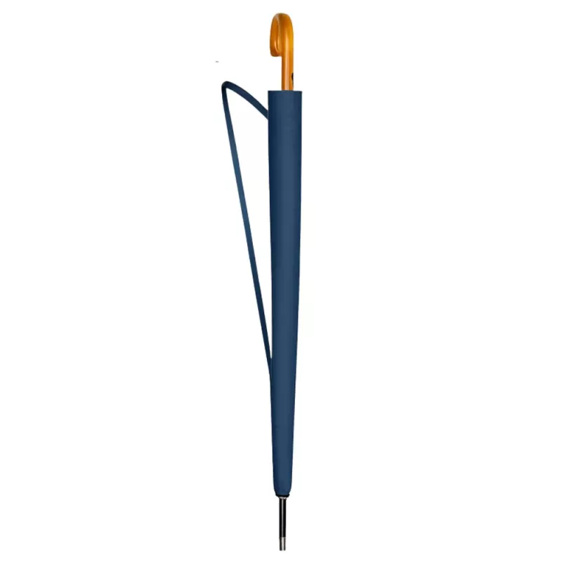 LEAN Guarda-chuva automático grande com alça de ombro 24 varetas Azul-marinho 115 cm