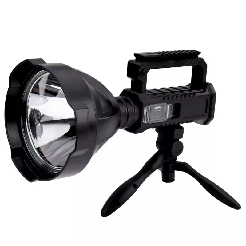 LEAN Grande projetor de lanterna com tripé Holofote LED W5120 Powerbank 31 cm