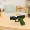 LEAN TOYS Pistola de brincar com cartuchos de espuma e invólucros Verde - pack de 100