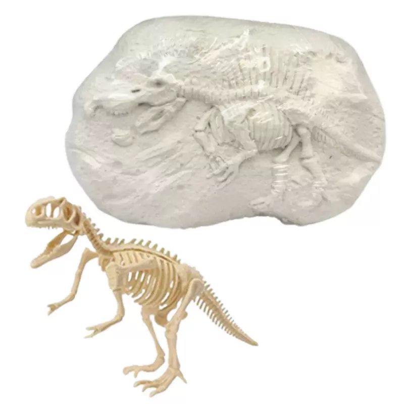 LEAN TOYS Conjunto de escavação de paleontólogo com ferramentas para esqueleto de dinossauro - T-REX