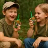 LEAN TOYS Walkie Talkies para crianças Militar 10m