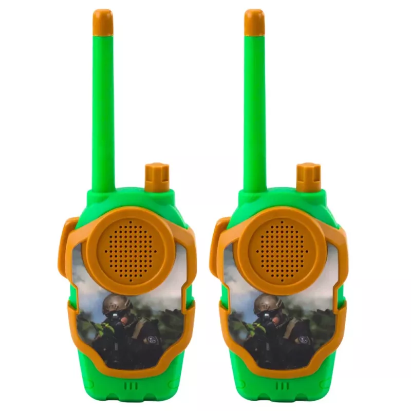 LEAN TOYS Walkie Talkies para crianças Militar 10m
