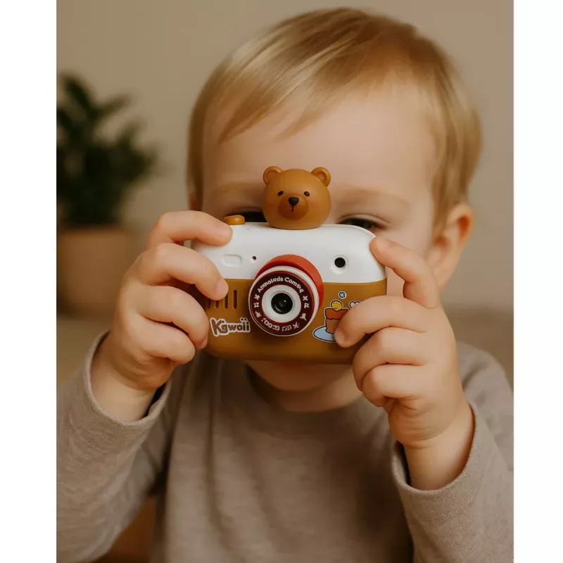 LEAN TOYS Capivara Câmara interativa com luz, projetor e sons com cordão