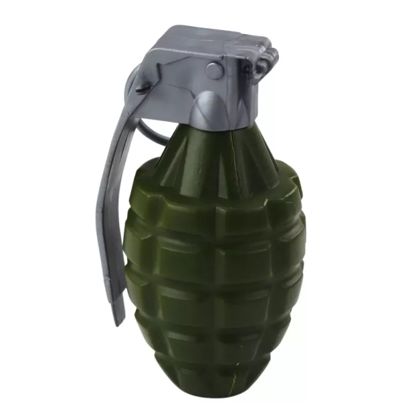 LEAN TOYS Conjunto de espingarda militar com acessórios, som de disparo, Caqui