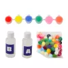 LEAN TOYS Conjunto criativo para fazer figuras de gel DIY Capivara 18 peças