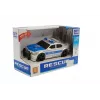 LEAN TOYS Carro de polícia a pilhas 1:20 luz e som Silver