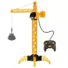 LEAN TOYS Grua de construção com comando RC cabo rotação 360° 71 cm
