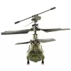 LEAN TOYS Helicóptero RC com comando Syma S026H-1 Verde Caqui