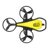 LEAN TOYS Mini drone RC Syma X36 acrobacias de quatro eixos Amarelo