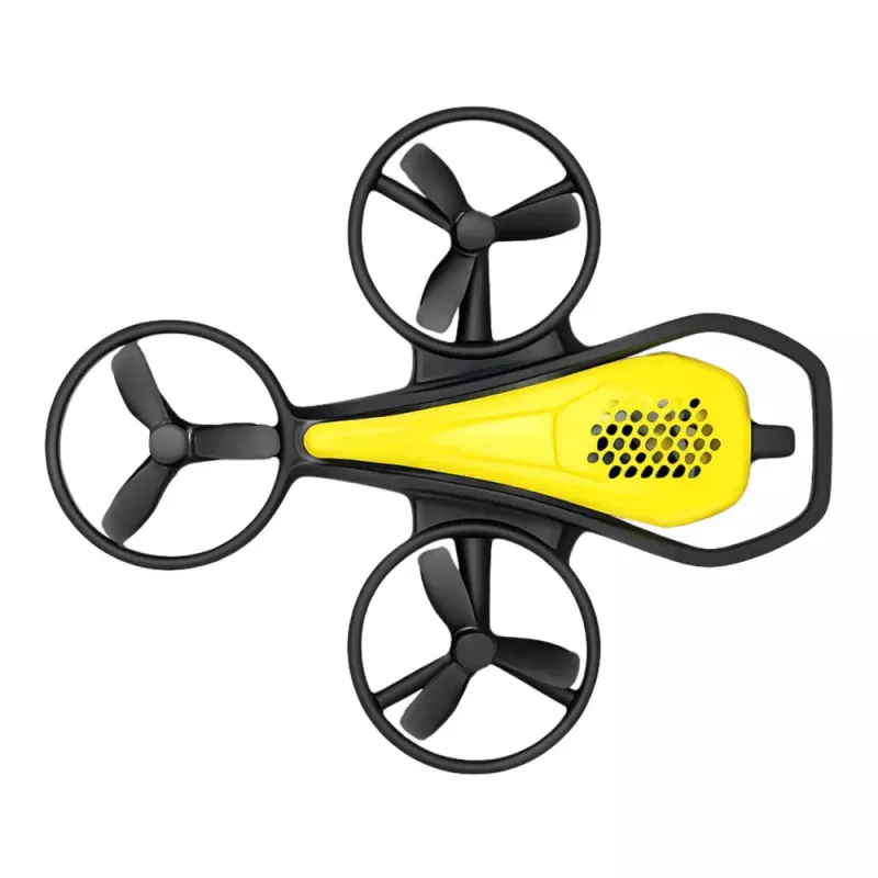 LEAN TOYS Mini drone RC Syma X36 acrobacias de quatro eixos Amarelo