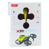 LEAN TOYS Mini drone RC Syma X36 acrobacias de quatro eixos Amarelo