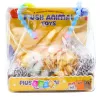 LEAN TOYS Gato ruivo a dormir em almofada Figura com sons de saco de pelo