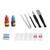 LEAN TOYS Microscópio educativo para crianças com acessórios, ampliação 300x - 1200x