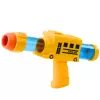 LEAN TOYS Pistola de bolas de espuma macia, autocarro escolar, amarela, 6 unid.