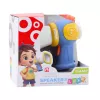 LEAN TOYS Megafone para crianças com distorção de voz e efeitos de luz, azul