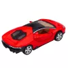 LEAN TOYS Carro desportivo metálico com portas de abrir, luz e som, vermelho, 1:32